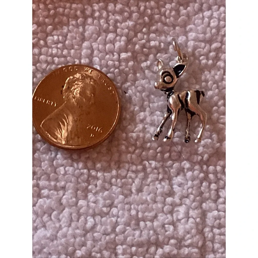 Bambi 925 Sterling Disney Charm  Disneyland Fawn Deer
